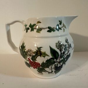 Pitcher Jug Or Creamer Portmeirion The Holly and The Ivy